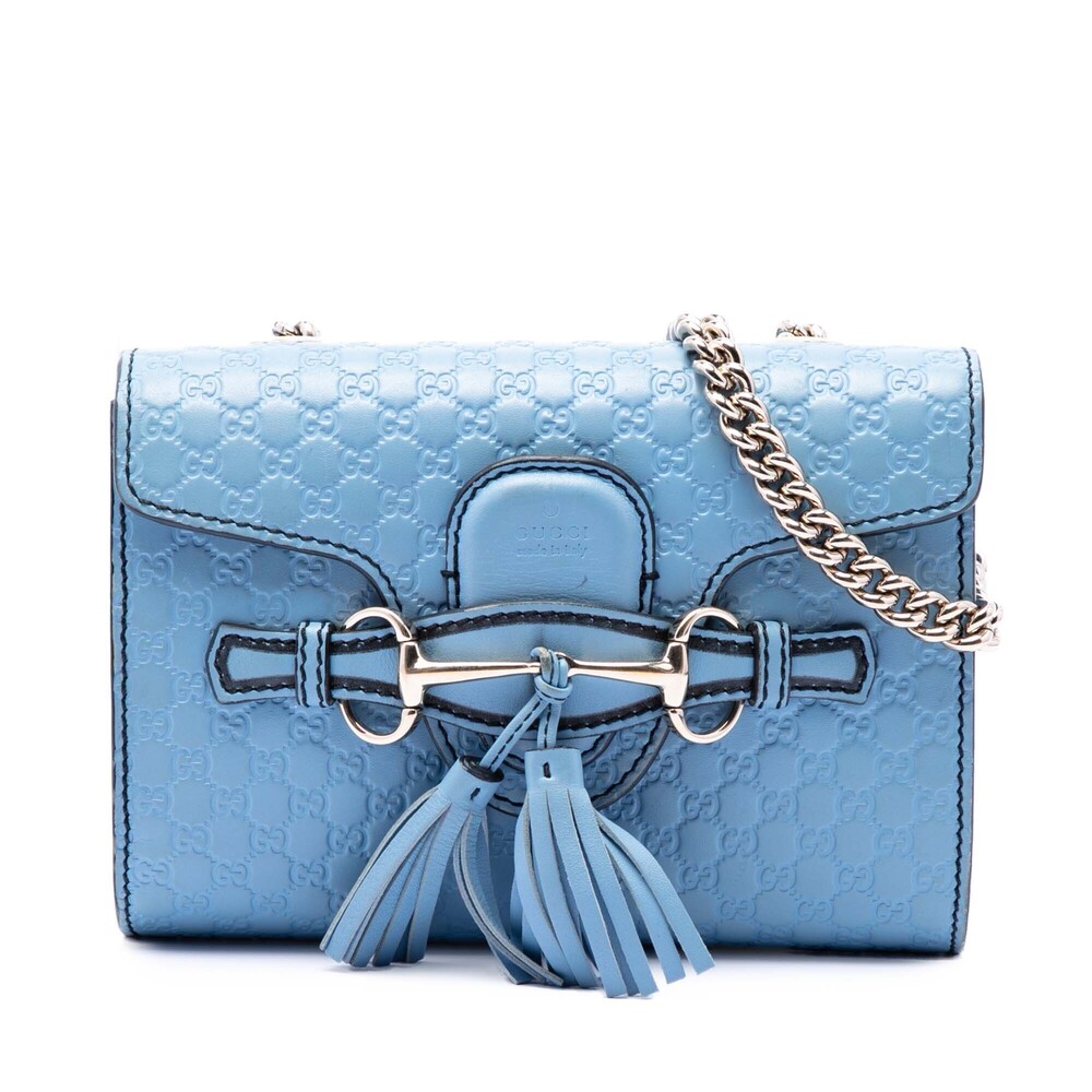 Pre-Loved Gucci Mini Microguccissima Emily Crossbody